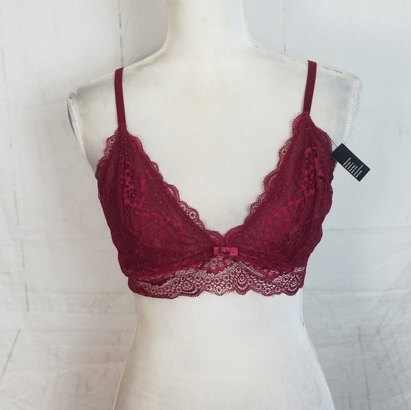 ray chic Other - Raychic burgundy lace bralette bra